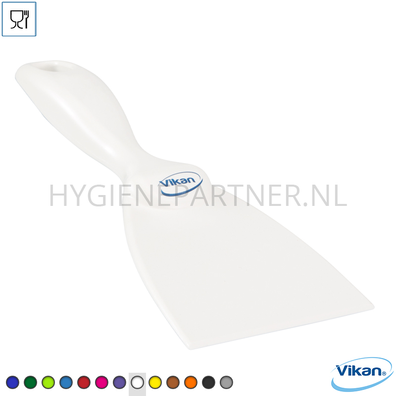 VK251002-50 Vikan 40605 handschraper ergonomisch polypropyleen 75 mm wit