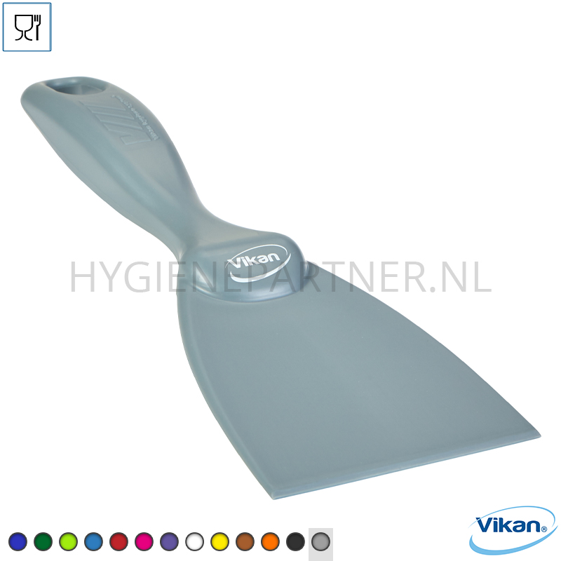 VK251002-95 Vikan 406088 handschraper ergonomisch polypropyleen 75 mm grijs