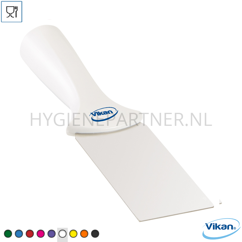 VK251011-50 Vikan 40105 schraper voor steel montage RVS blad 50 mm wit