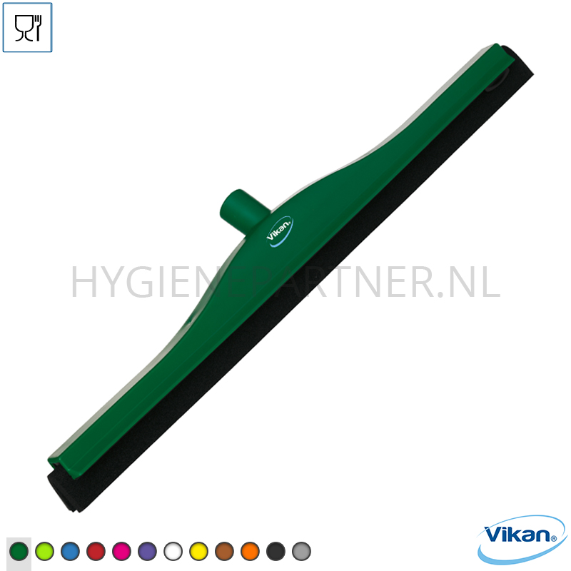 VK291006-20 Vikan 77542 vloertrekker met vervangbaar rubber 600 mm groen