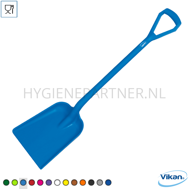 VK401003-30 Vikan 56253 schop D-grip 1040 mm blauw