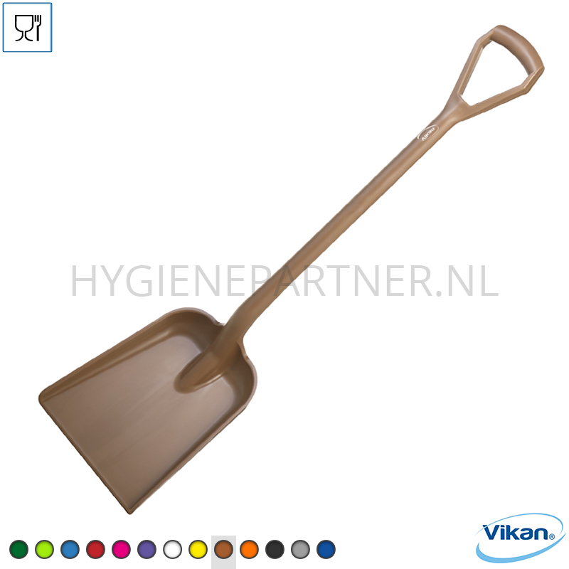 VK401003-64 Vikan 562566 schop D-grip 1040 mm bruin