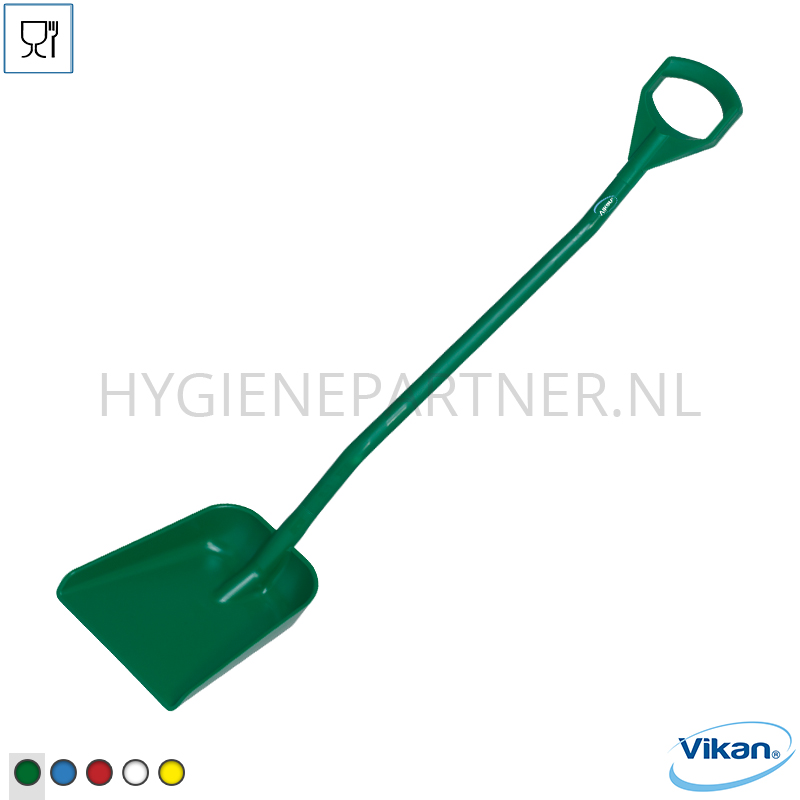 VK401005-20 Vikan 56112 schop D-grip ergonomisch 1280 mm groen