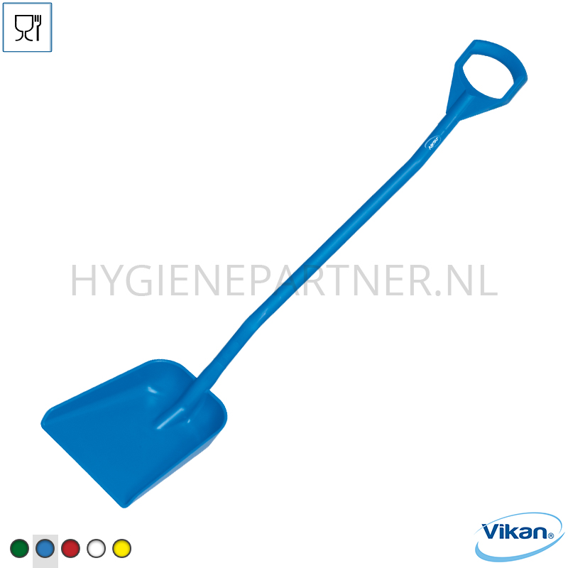 VK401005-30 Vikan 56113 schop D-grip ergonomisch 1280 mm blauw