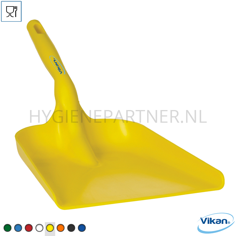 VK451005-60 Vikan 56736 handschep vlak polypropyleen food 550 mm geel