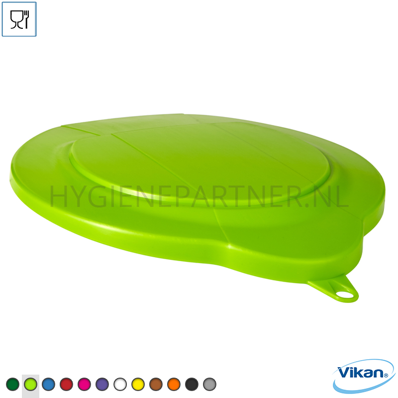 VK501002-22 Vikan 568777 deksel voor emmer met 12 liter inhoud limoengroen