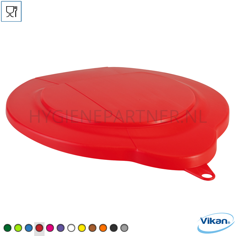 VK501002-40 Vikan 56874 deksel voor emmer met 12 liter inhoud rood