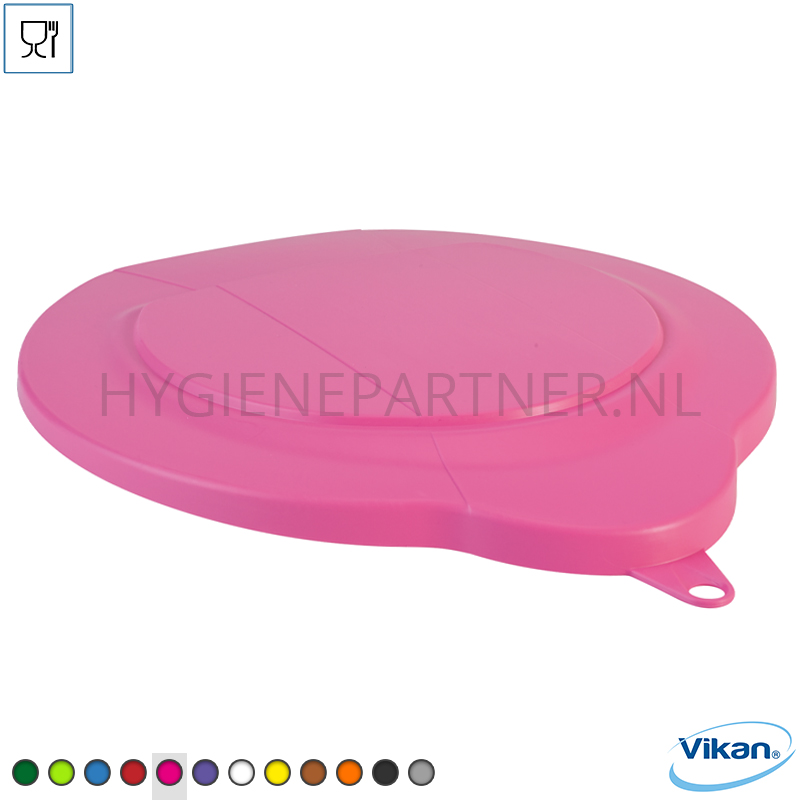 VK501002-43 Vikan 56871 deksel voor emmer met 12 liter inhoud roze