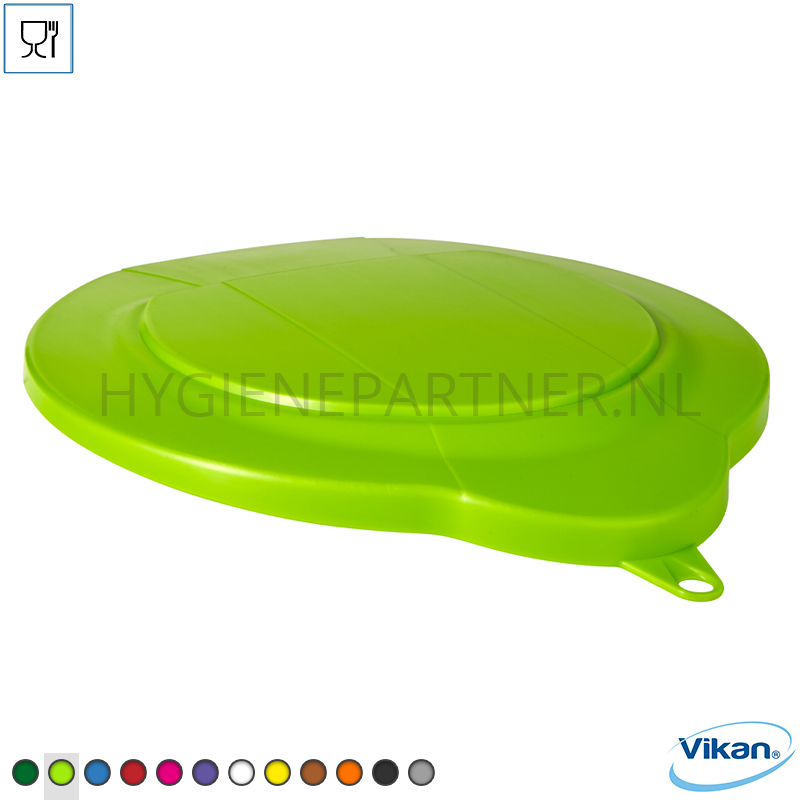 VK501004-22 Vikan 568977 deksel voor emmer met 6 liter inhoud limoengroen
