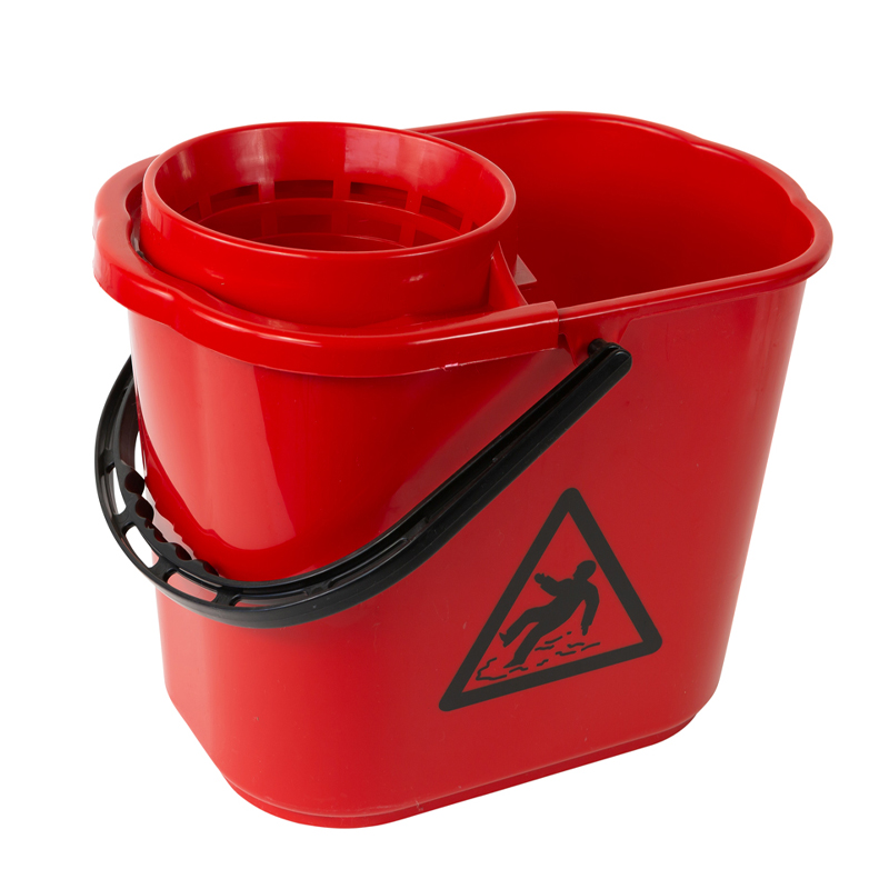 WM501003-30 Mopemmer met wringkorf 12 liter blauw