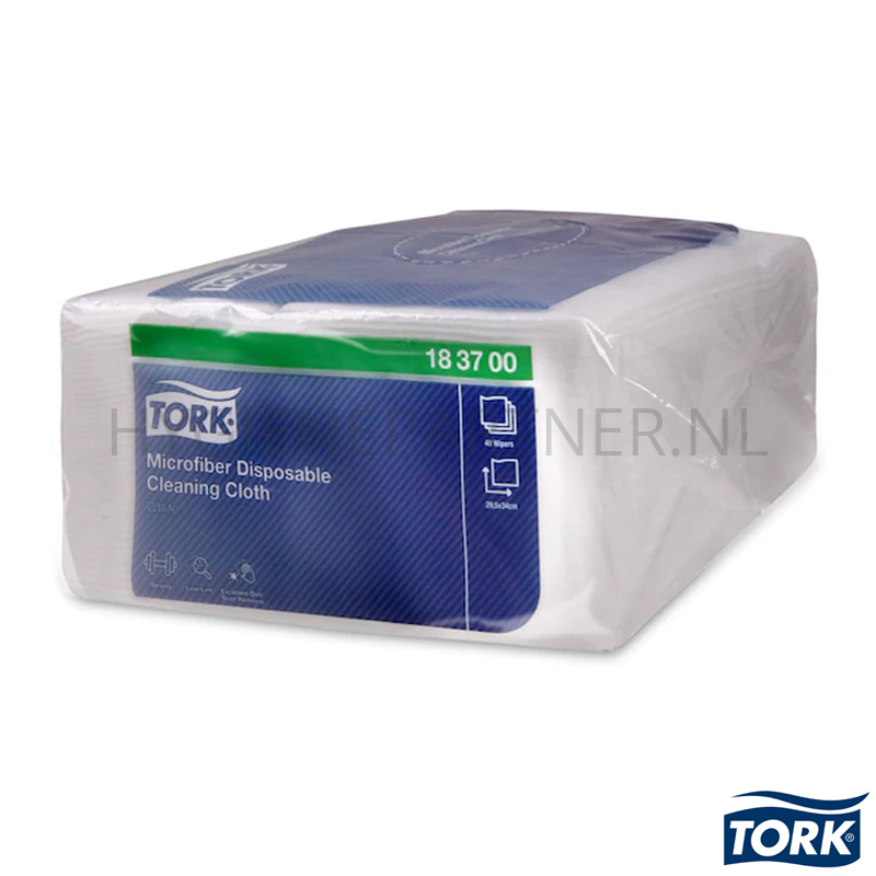 WM701161-50 Tork Microfibre Disposable Cleaning Cloth microvezeldoek 147x170 mm