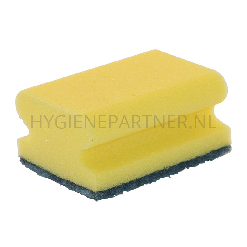 WM751004 Schuurspons met handgreep 95x70x30 mm geel-groen