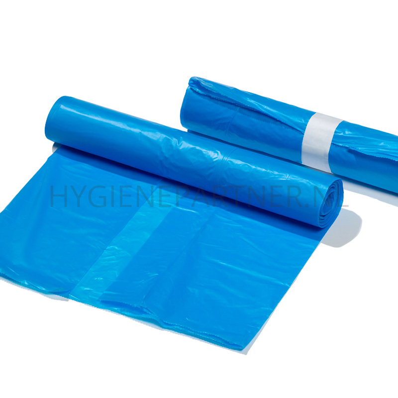 ZF051008 Afvalzak HDPE 65/28x140 cm T30 blauw