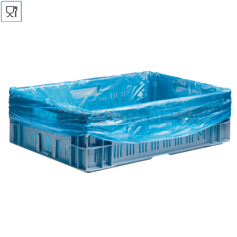 ZF201022-30 Kratzak perforatie HDPE 600/2x225x870 mm 20 mu blauw